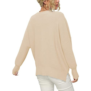 Trendy LOGENE Oversized Batwing Sweater for Women