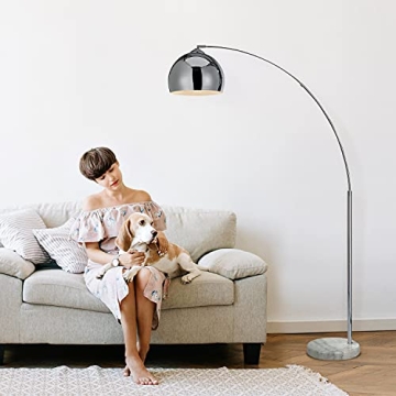 Elegant NW Archiology Arc Floor Lamp for Modern Homes
