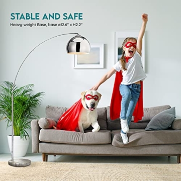 Elegant NW Archiology Arc Floor Lamp for Modern Homes