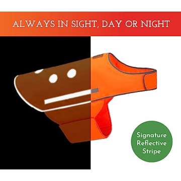 SPOT THE DOG! Reflective Dog Vest - Adjustable Dog Safety Vest, High Visibility Fluorescent Apparel ...
