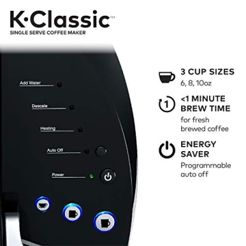 Keurig K-Classic Coffee Maker with AmazonFresh Variety Pack 60 Ct