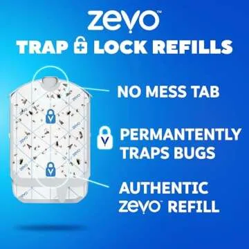 Zevo Light Trap Refills: 12 Odorless Insect Cartridges