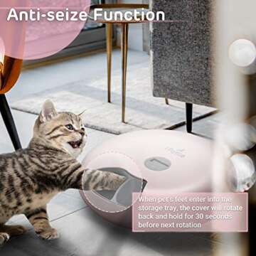 iPettie Donut 6-Meal Automatic Pet Feeder