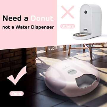 iPettie Donut 6-Meal Automatic Pet Feeder