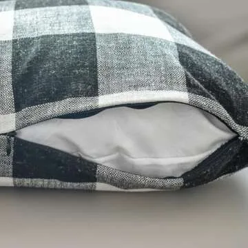 Elegant Solid Color Cotton and Linen Pillow Covers