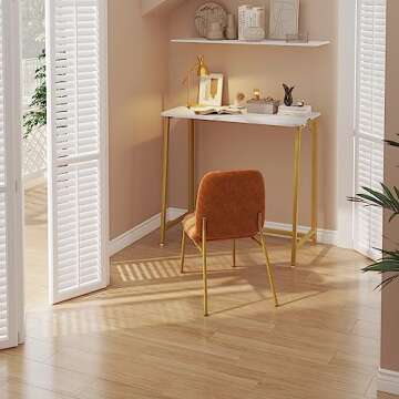 Stylish WOHOMO Folding Desk for Small Spaces