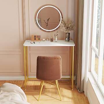 Stylish WOHOMO Folding Desk for Small Spaces