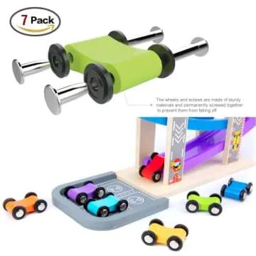 Wood City Toddler Ramp Racer Toy for Ages 1-3