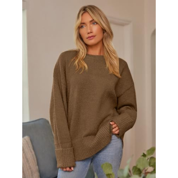 LILLUSORY Oversized Women's Sweater for Cozy Fall Style