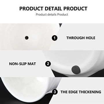 Elegant Yardwe Modern Flower Vase Man Face Ceramic Planter