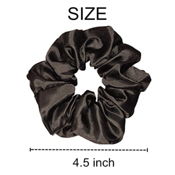 Satin Silk Scrunchies - Soft Hair Ties for Women