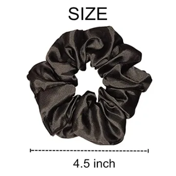 Satin Silk Scrunchies - Soft Hair Ties for Women