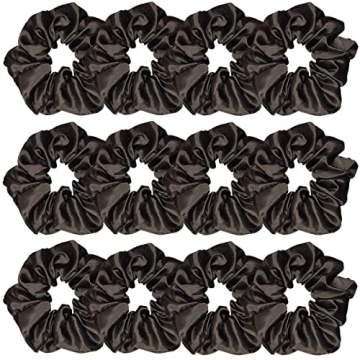 Satin Silk Scrunchies - Soft Hair Ties for Women