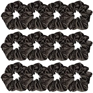 Satin Silk Scrunchies - Soft Hair Ties for Women