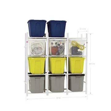 Bin Warehouse 12 Compact Storage System for Bins and Totes