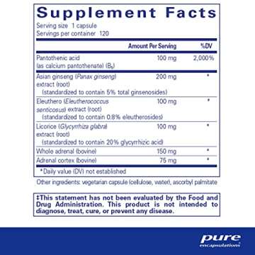 Pure Encapsulations ADR Formula | Immune & Adrenal Support Supplement | 120 Capsules