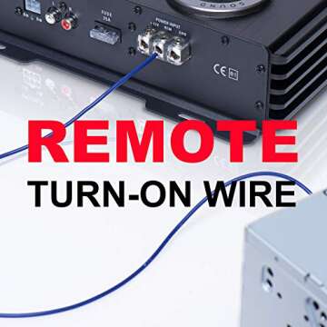 BOSS Audio Systems KIT2 8 Gauge Complete Car Amplifier Installation Wiring Kit with Power Cables, Ground Cables, Turn-On Wire, Speaker Wire, Terminals