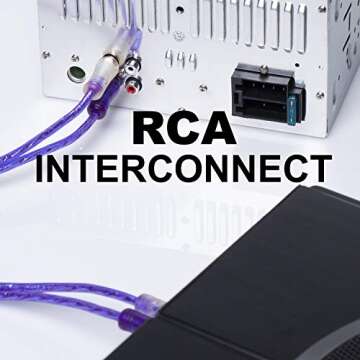 BOSS Audio Systems KIT2 8 Gauge Complete Car Amplifier Installation Wiring Kit with Power Cables, Ground Cables, Turn-On Wire, Speaker Wire, Terminals