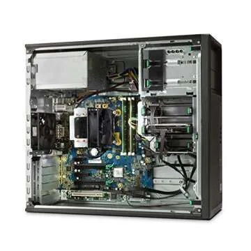 HP Z240 Tower Computer Workstation PC, Intel Core i5 6600 3.3GHz Processor, 32GB DDR4 Ram, 512GB NVMe SSD, Wireless Keyboard & Mouse, WiFi | Bluetooth, Windows 10 Professional (Renewed)