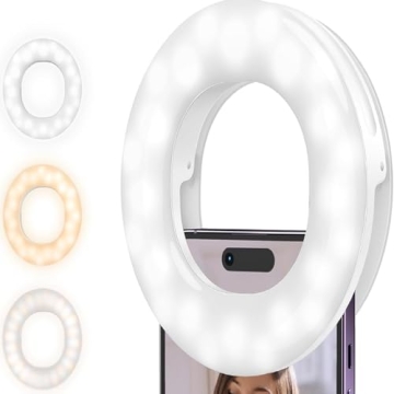 Rechargeable Selfie Ring Light for Perfect Photography