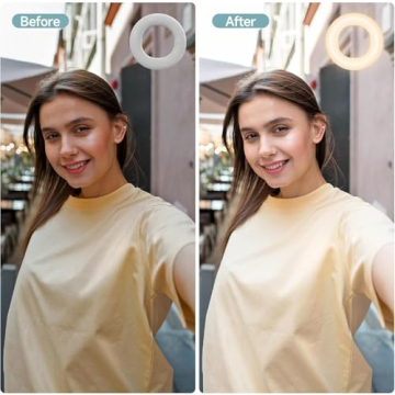 Rechargeable Selfie Ring Light for Perfect Photography
