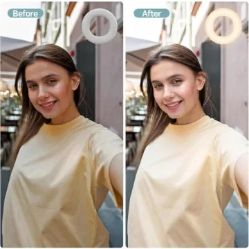 Rechargeable Selfie Ring Light for Perfect Photography