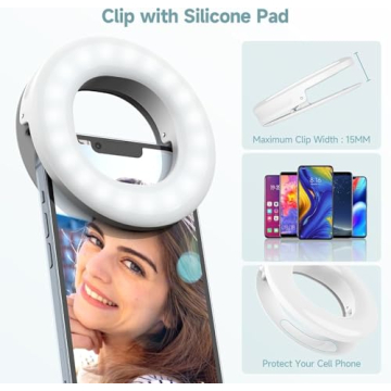 Rechargeable Selfie Ring Light for Perfect Photography