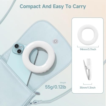 Rechargeable Selfie Ring Light for Perfect Photography