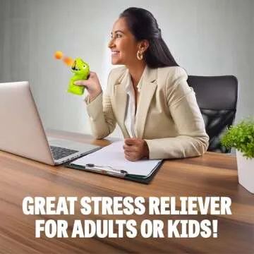 Hog Wild Cow Ball Popper Toy - Includes 4 Soft Foam Balls - Squeeze to Pop Air Powered Balls Up to 20 Feet - Launcher Safe for Indoor/Outdoor Play - Party Favor Gift for Kids, Girls, Boys Ages 5+