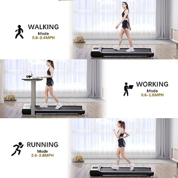 SupeRun Under Desk Treadmill Portable Walking Pad