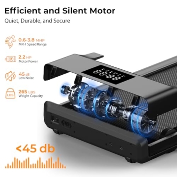 SupeRun Under Desk Treadmill Portable Walking Pad