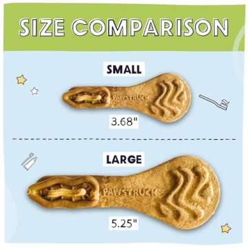 Pawstruck Natural Dental Chews for Medium Large Dogs & Puppies - Vet Recommended Brush Stick Treats Made in USA Breath Freshener to Improve Oral Hygiene & Clean Teeth - 15 Count - Packaging May Vary