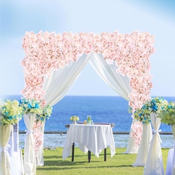 Sggvecsy Cherry Blossom Garland Elegant Flower Decor