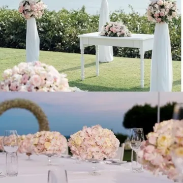 Sggvecsy Cherry Blossom Garland Elegant Flower Decor