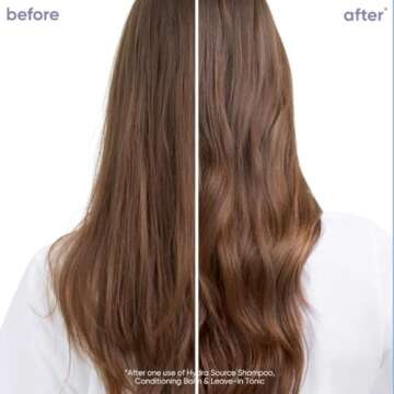 BIOLAGE Hydra Source Blow Dry Shaping Lotion - Hydrates & Provides Long-Lasting Style, With Aloe & Hyaluronic Acid, Paraben & Silicone Free