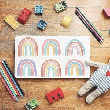 CozyDecor Rainbow Wall Decals - Easy Peel and Stick Decor