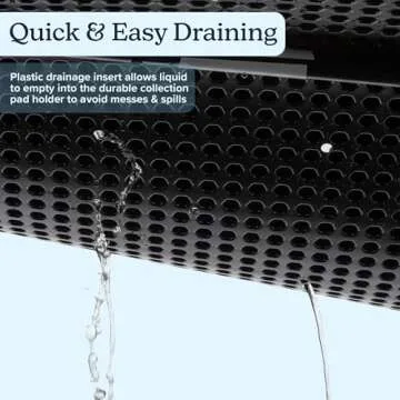 Artificial Grass Puppy Pee Pad for Dogs and Small Pets - 20x30 Reusable 4-Layer Training Potty Pad with Tray - Dog Housebreaking Supplies by PETMAKER, PET6200