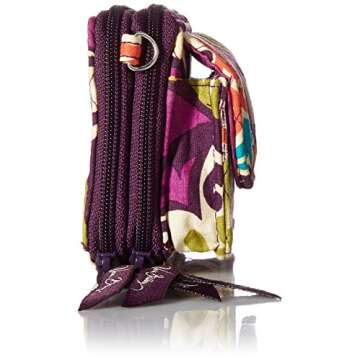 Vera Bradley Plum Crazy Smartphone Wristlet Wallet