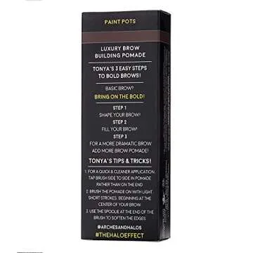 Luxury Brow Building Pomade - Dark Brown - Easy Application