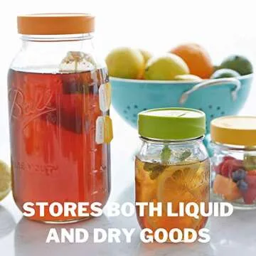 iLIDS Mason Jar Drink and Storage Lids, Wide Mouth, Pale Pink, Pack of 4