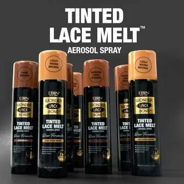 EBIN NEW YORK Tinted Lace Melt Spray - Quick Dry, 3.38 oz