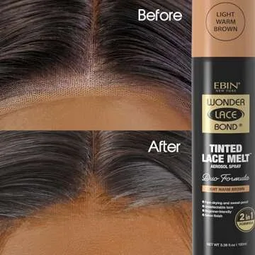 EBIN NEW YORK Tinted Lace Melt Spray - Quick Dry, 3.38 oz