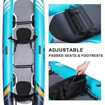 ANNTU Inflatable Kayak for Two - Lightweight and Fun
