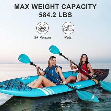 ANNTU Inflatable Kayak for Two - Lightweight and Fun