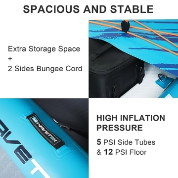 ANNTU Inflatable Kayak for Two - Lightweight and Fun