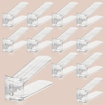 TOOKNIN Adjustable Shoe Slots Organizer - Space Saving Rack