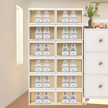 TOOKNIN Adjustable Shoe Slots Organizer - Space Saving Rack