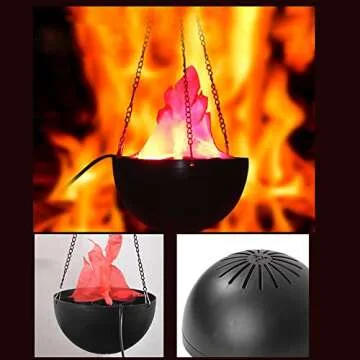 Lightahead Fire Flame Prop for Halloween and Parties