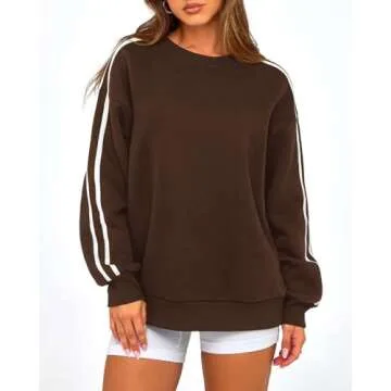 Amkoyam Women's Oversized Sweatshirt for Fall Fashion