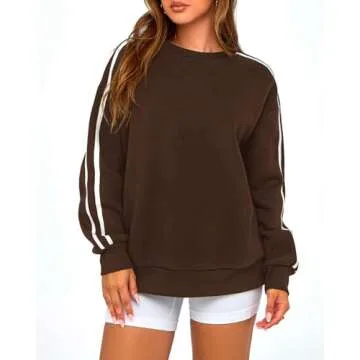 Amkoyam Women's Oversized Sweatshirt for Fall Fashion